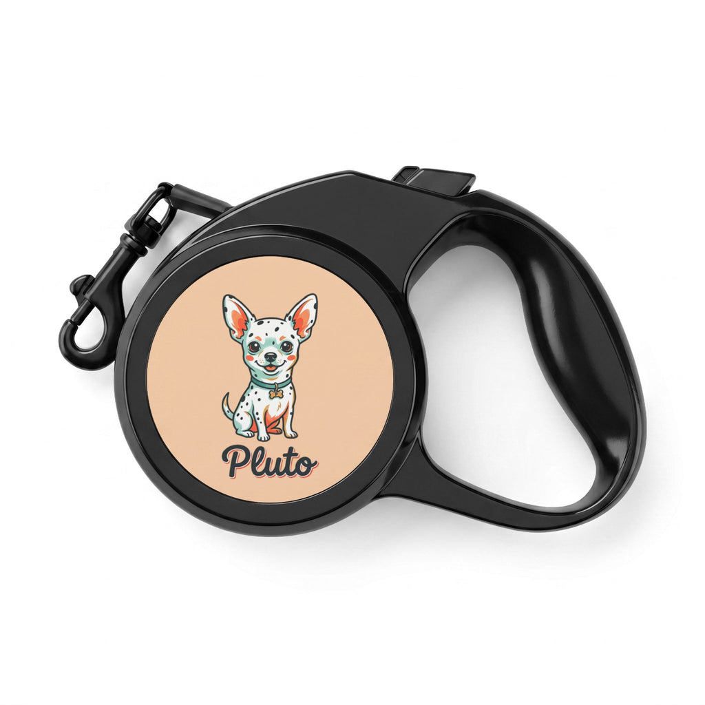 Personalized Retractable Pet Leash – Custom Dog Leash with Pet Photo & Name