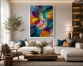 Color Symphony Framed canvas