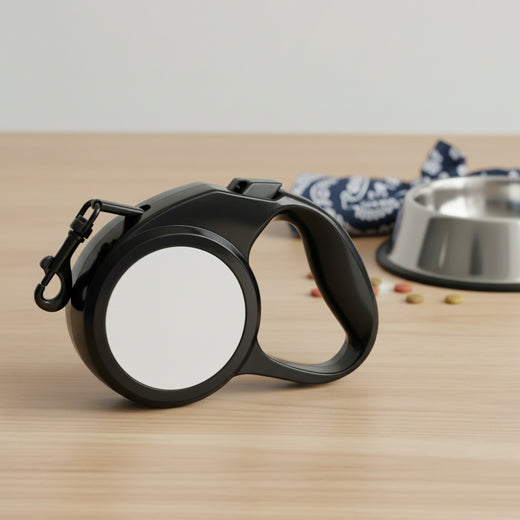 Personalized Retractable Pet Leash – Custom Dog Leash with Pet Photo & Name