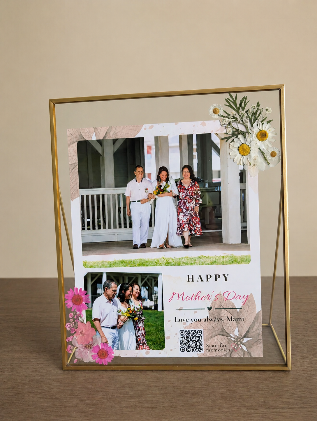 Botanical Memory Frame - Personalized Keepsake