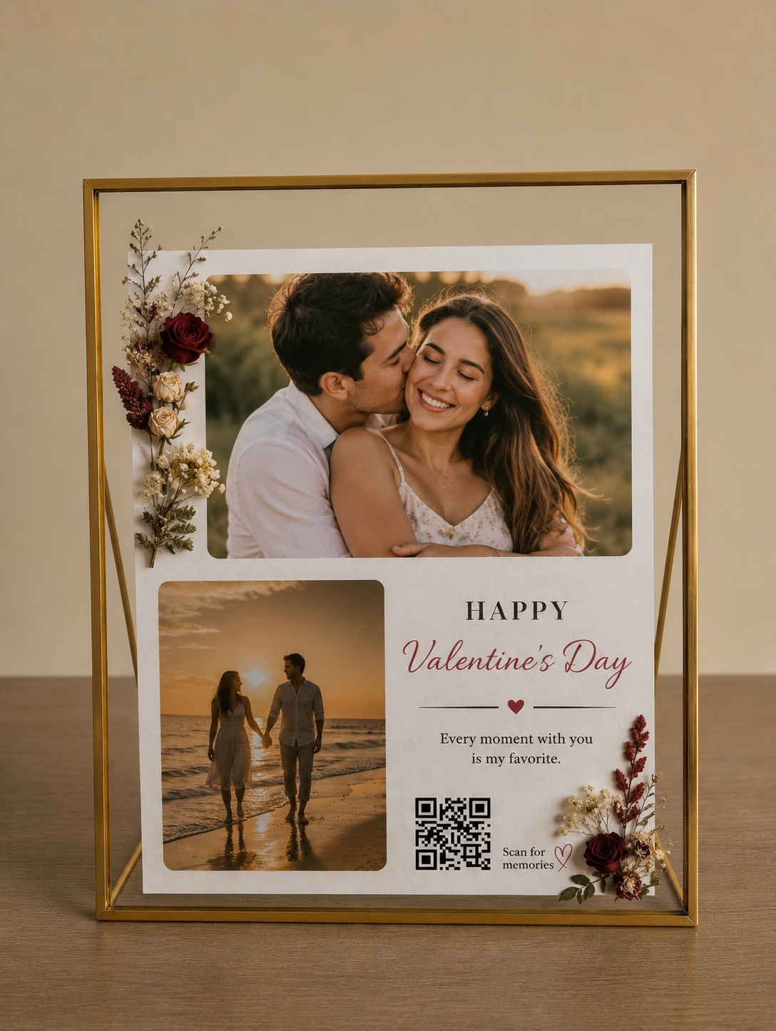 Botanical Memory Frame - Personalized Keepsake