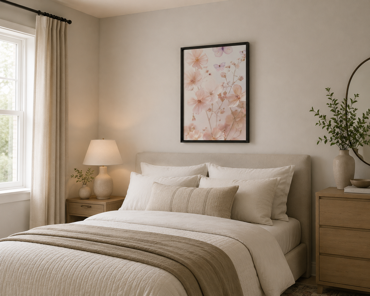 Flower Power - Framed canvas