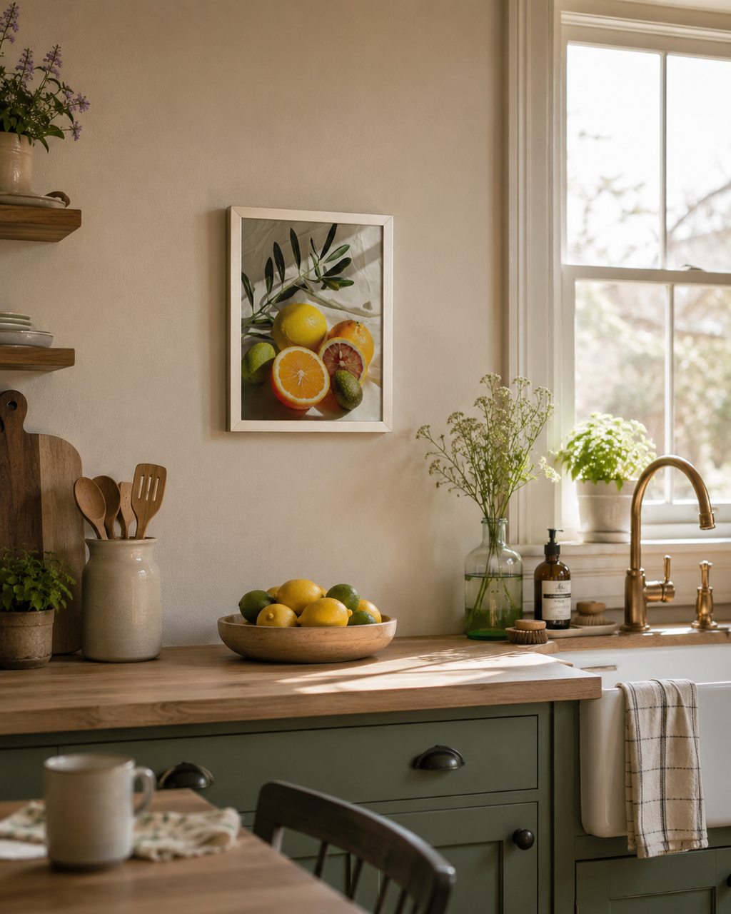Juicy Sun - Framed poster