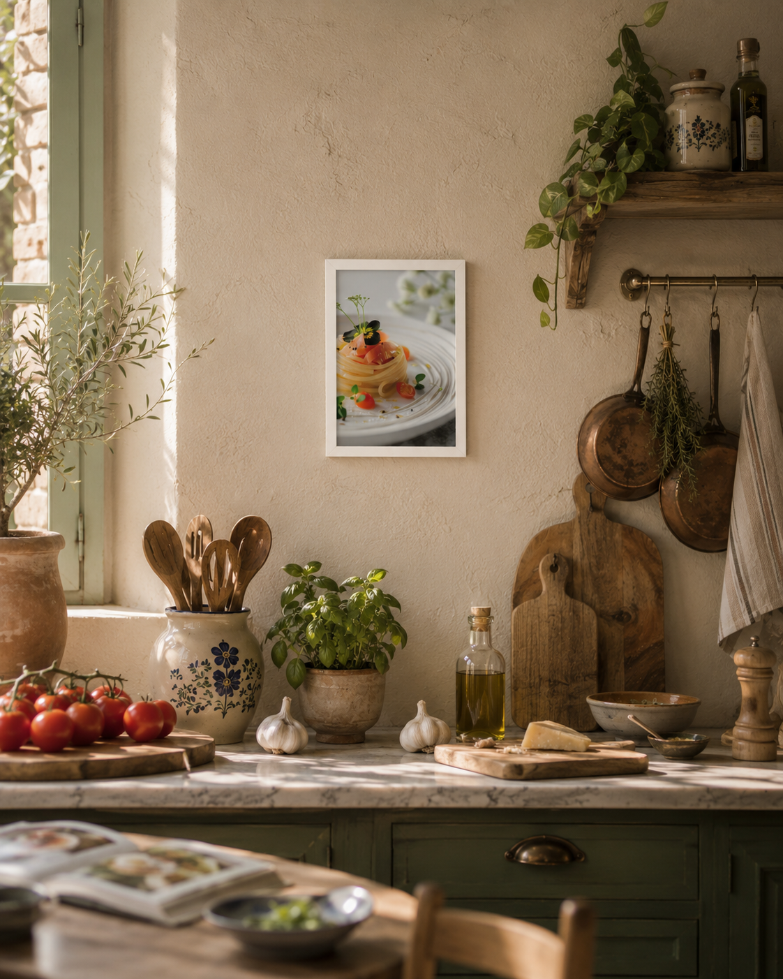 Light Pasta - Framed poster