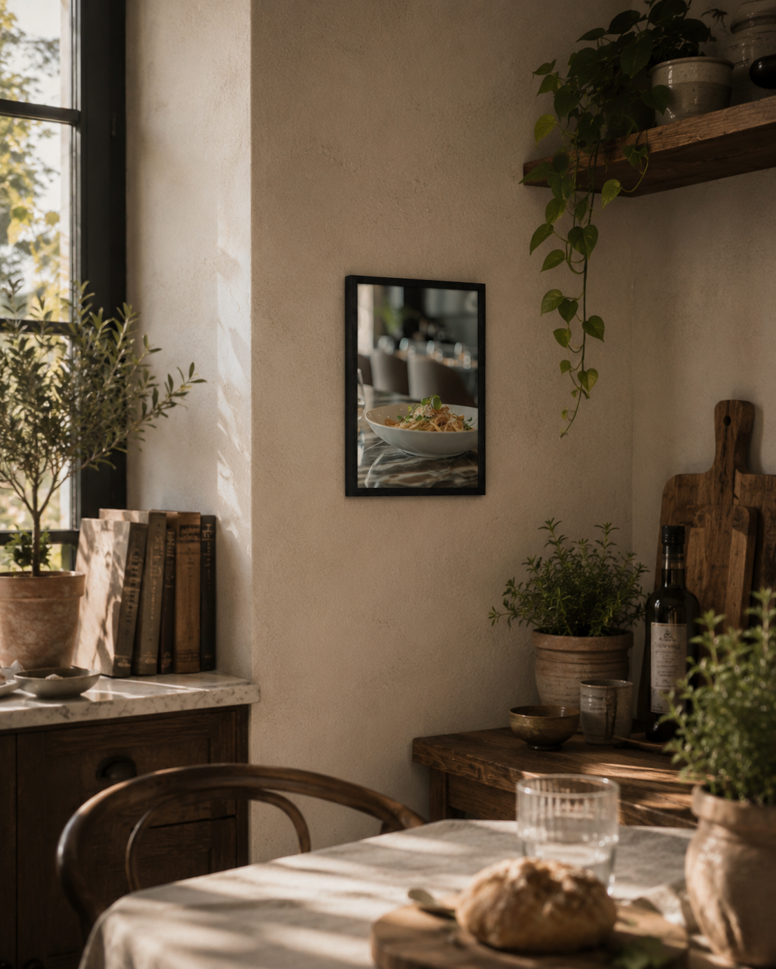 Pasta Alla Casa - Framed poster