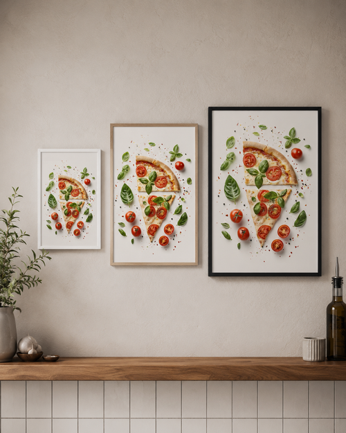 A Slice of Italy - Framed poster