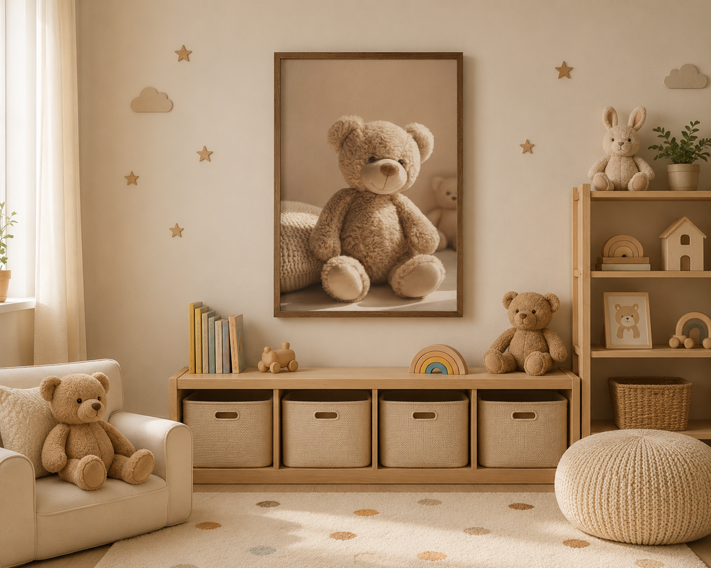 Twinning - Framed canvas