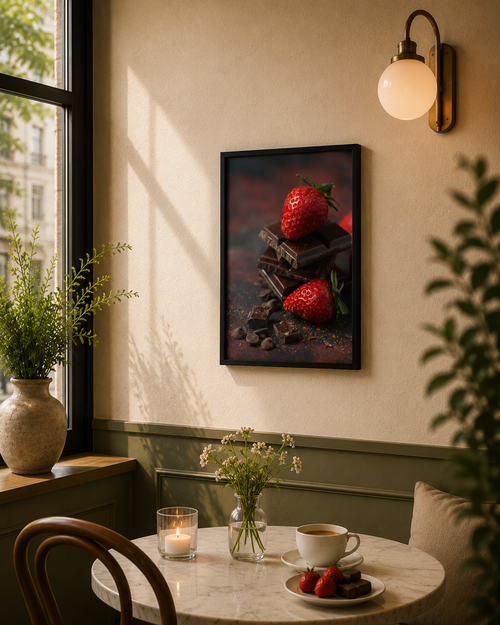 Berry in Love - Framed poster