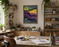 Electric Melt - Framed Canvas