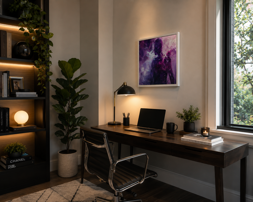 Made of Stardust - Framed canvas