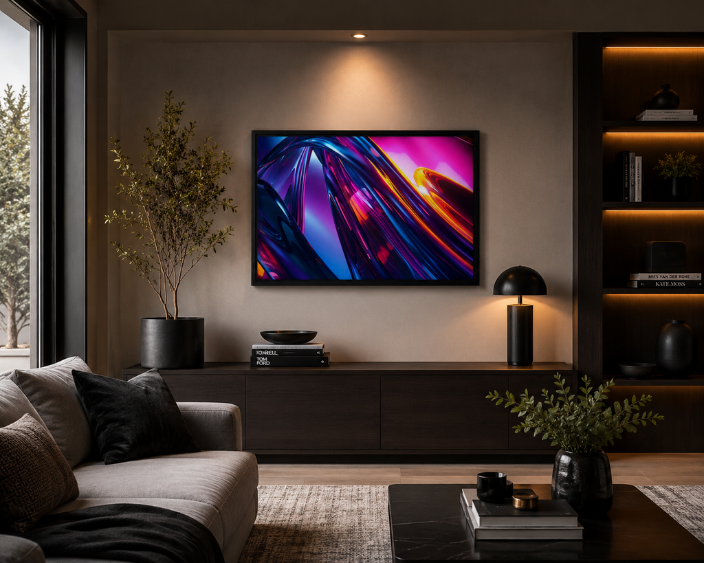 Future Flow - Framed canvas