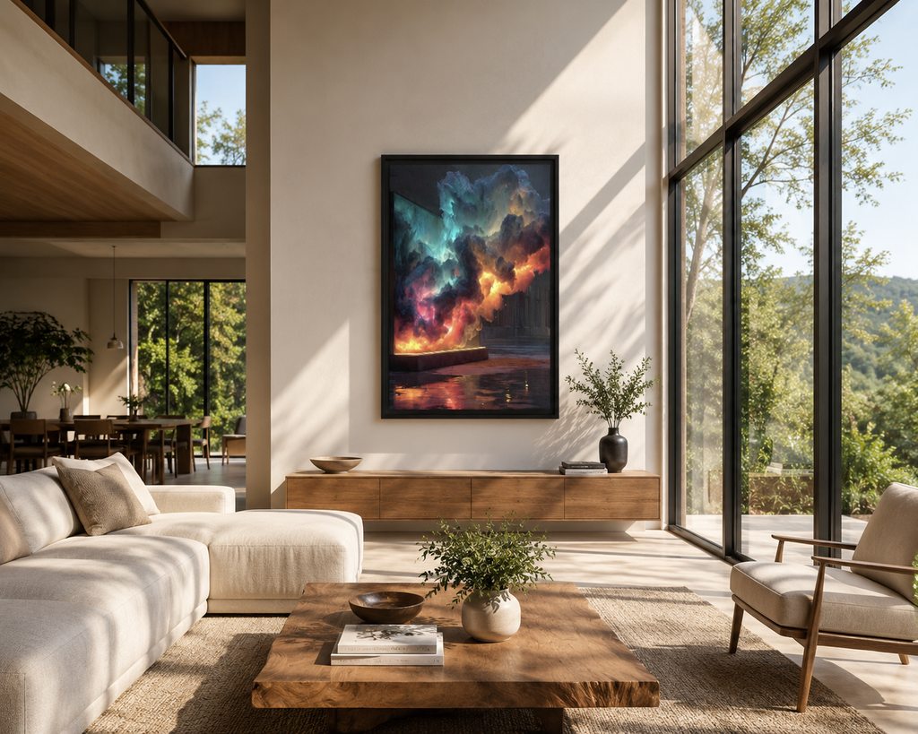 This Corner Has Its Life Together - Framed canvas