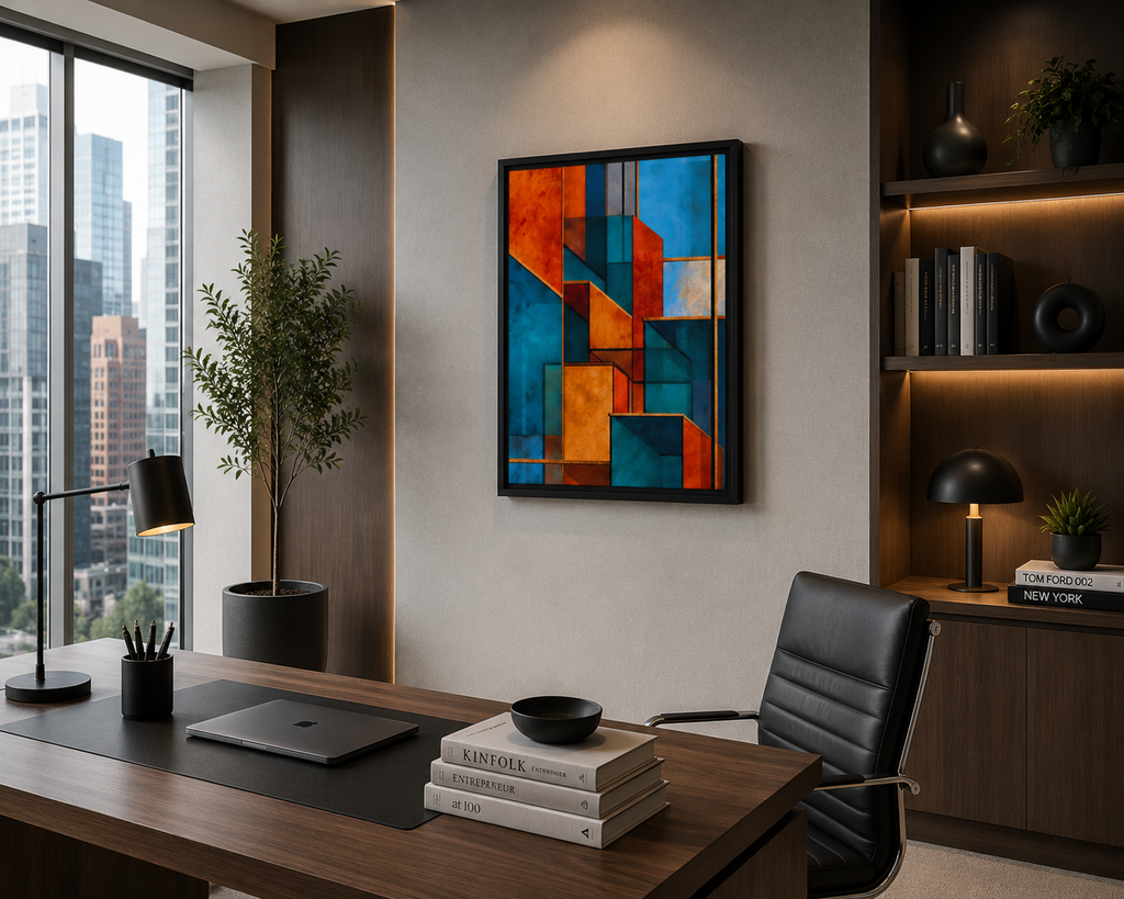 Hot Cheetos Architecture - Framed canvas