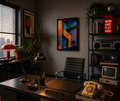 The Future Called… It Wants Its Colors Back - Framed canvas