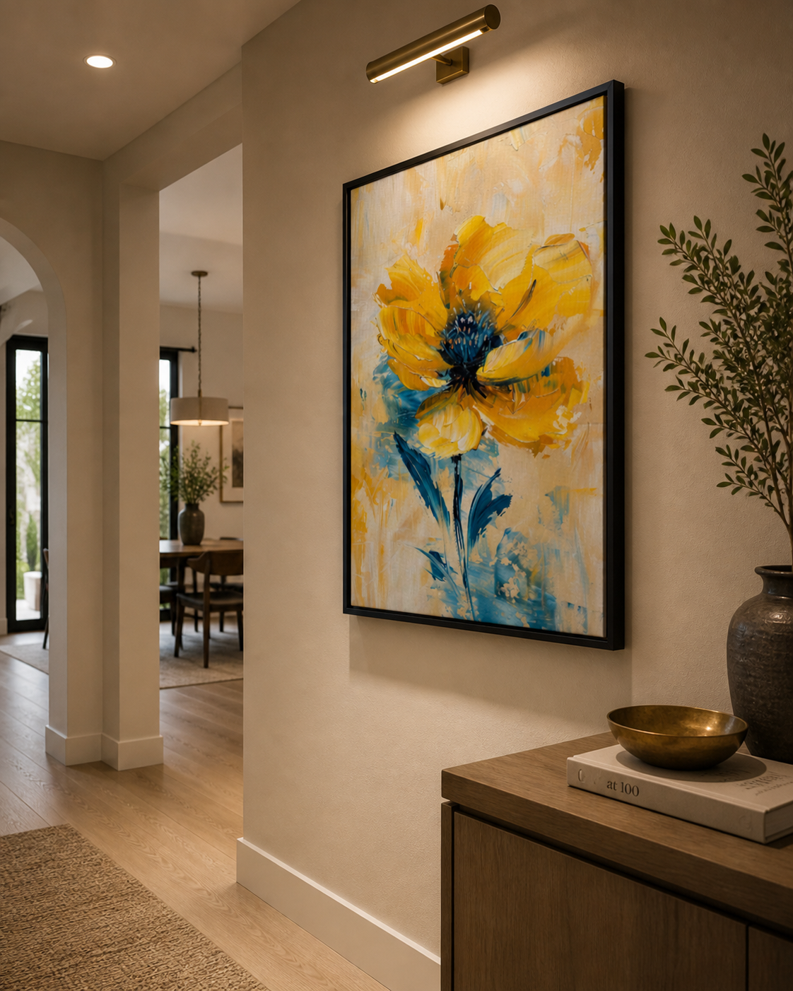 Yellow Rose - Frame Canva