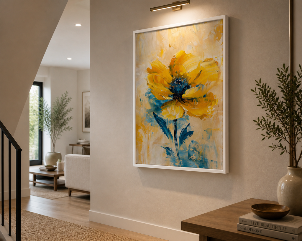 Yellow Rose - Frame Canva