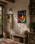 Observant Eye - Framed canvas