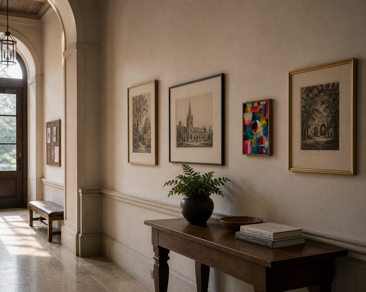Many Squares - Framed canvas