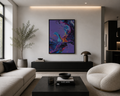 Purple Space - Frame Canvas