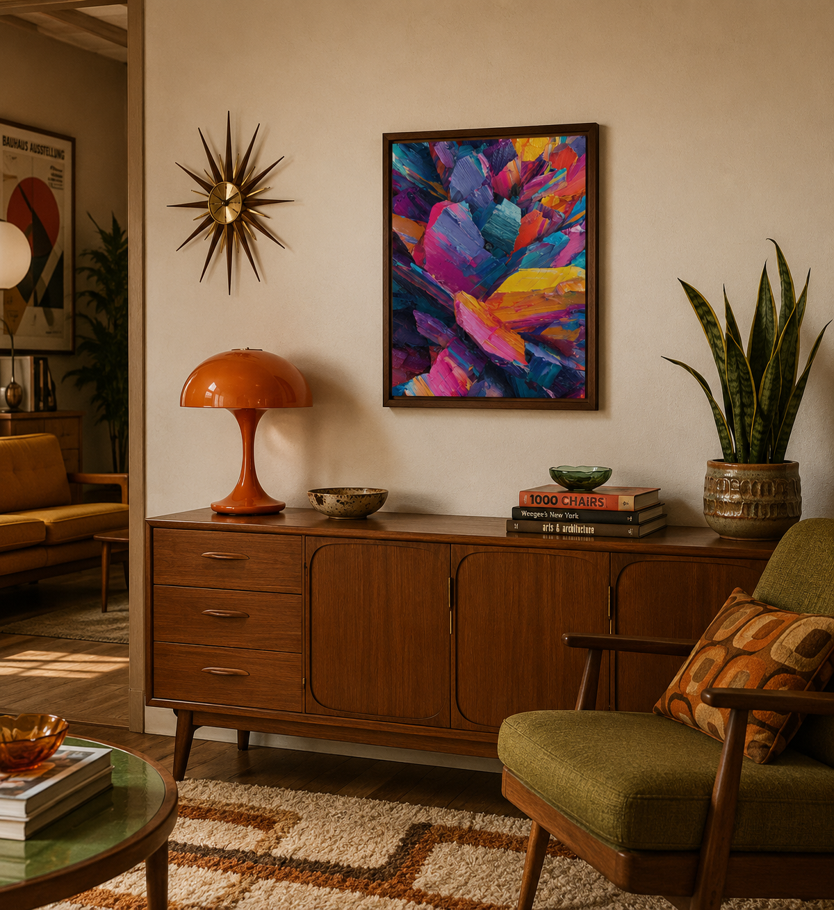 Edges - Framed canvas