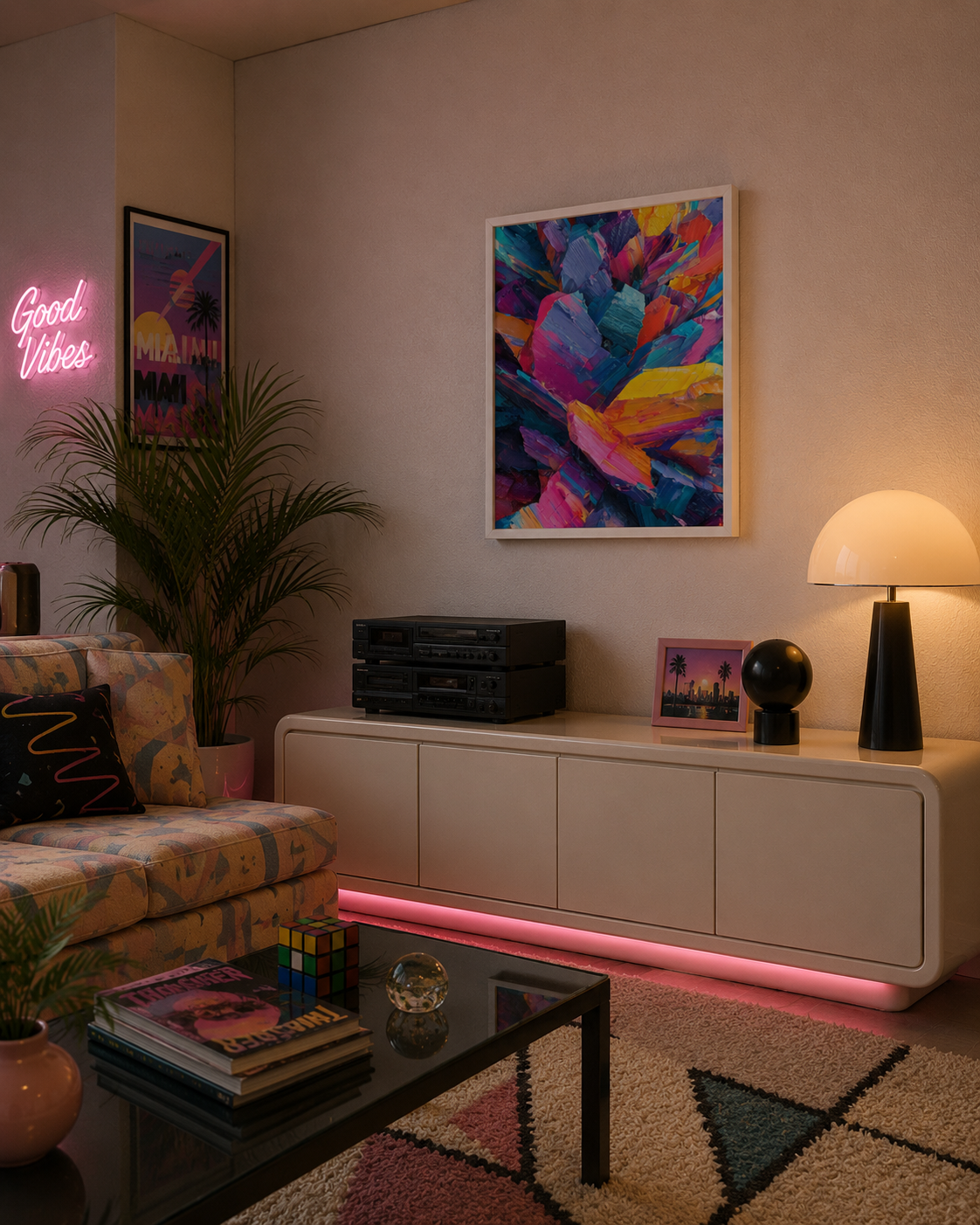 Edges - Framed canvas