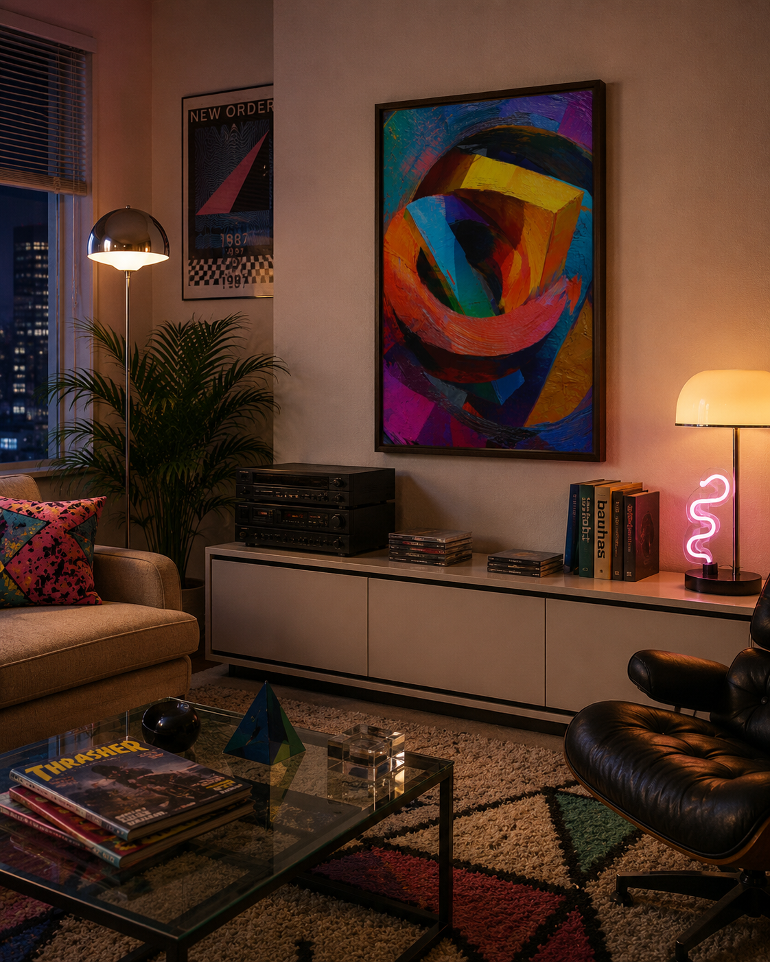 Dizzy - Framed canvas