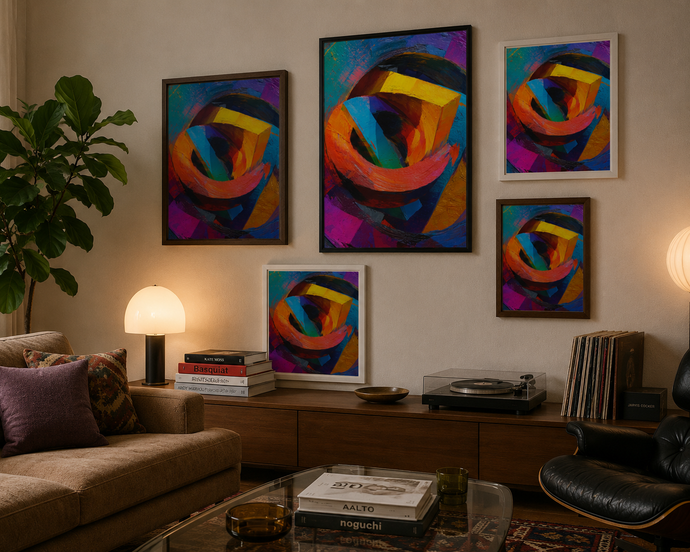 Dizzy - Framed canvas