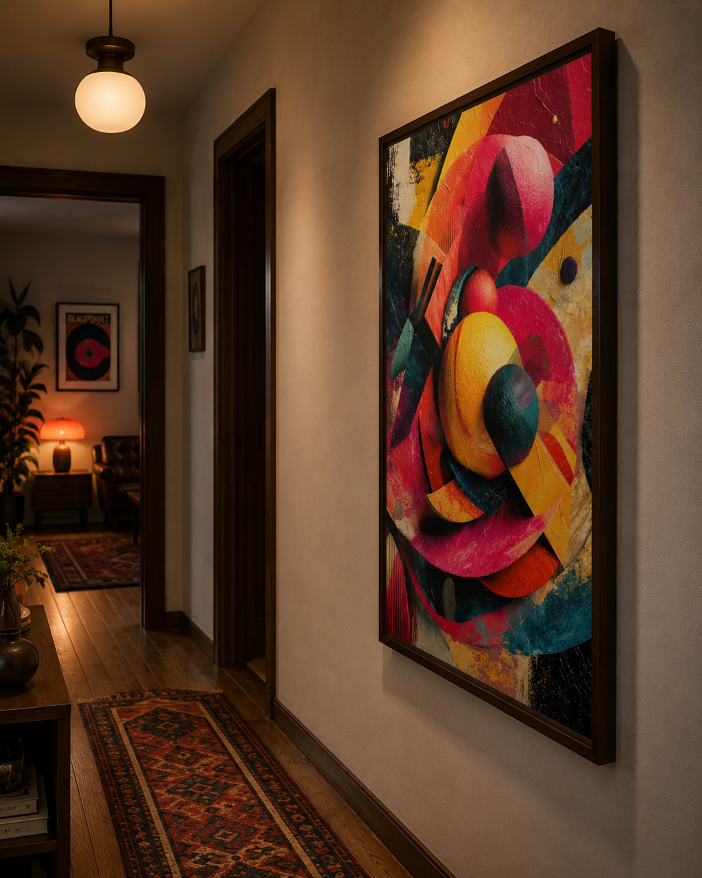 Messy - Framed canvas