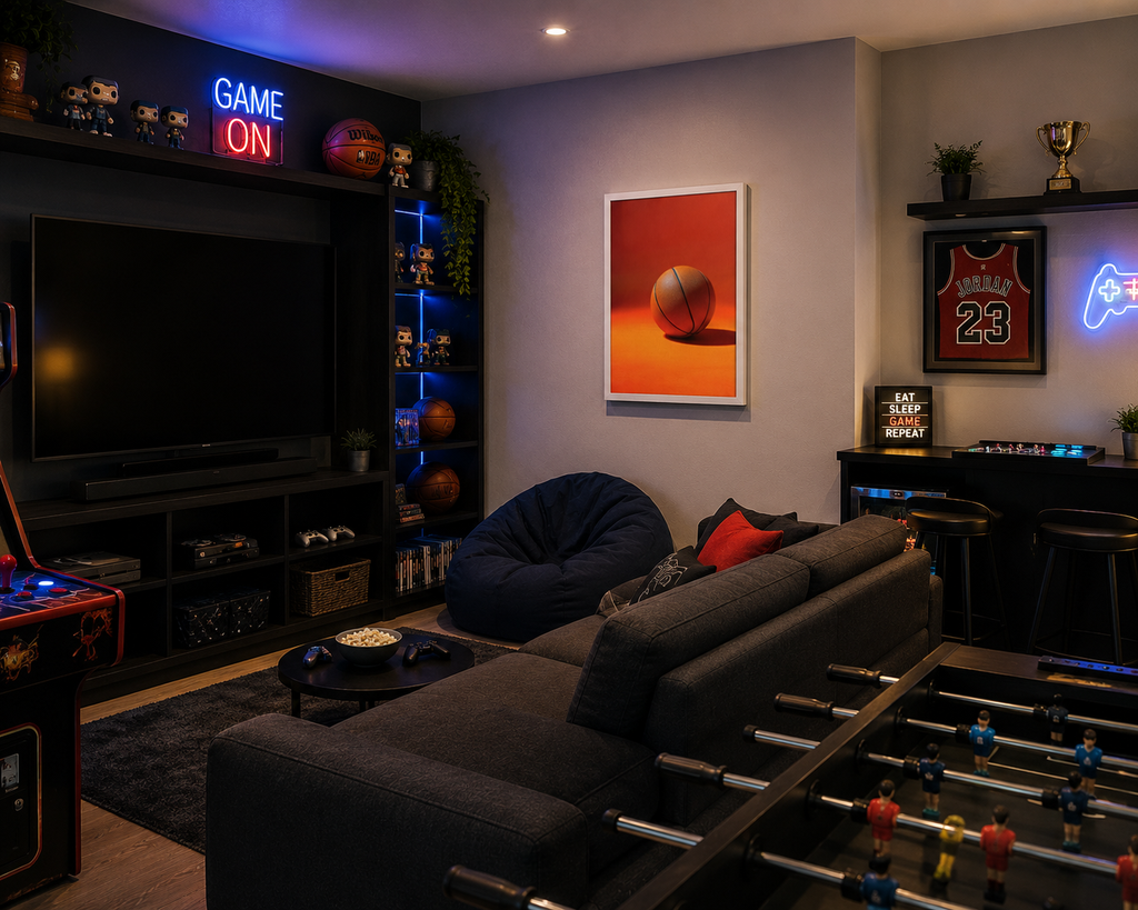 Basketball - Framed canvas