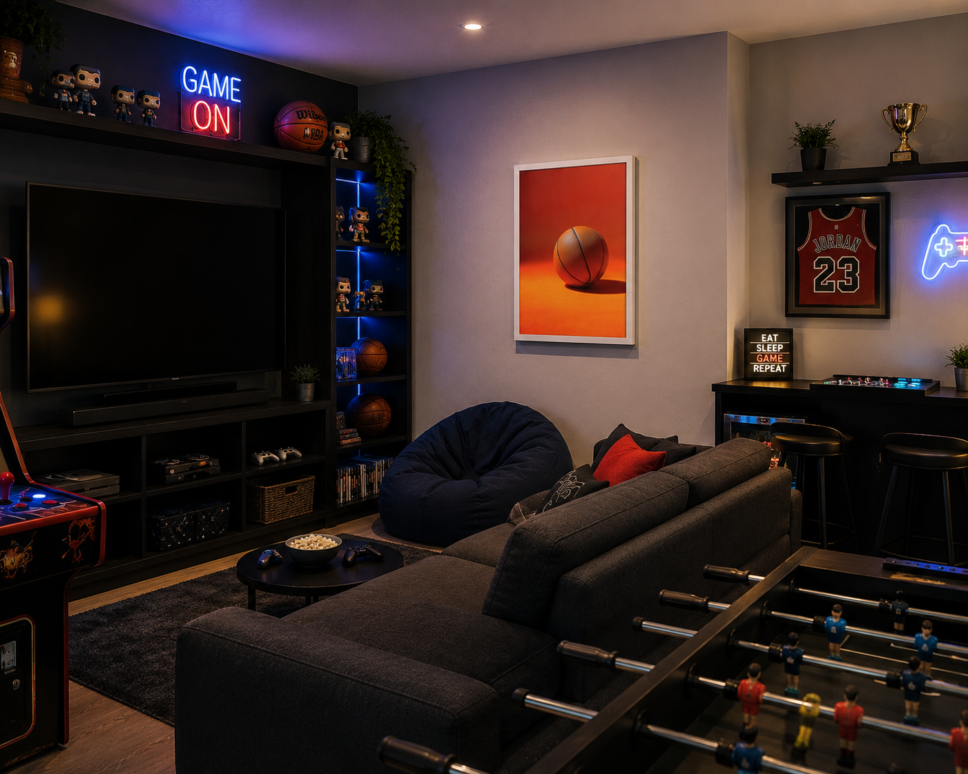 Basketball - Framed canvas