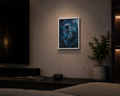 Astronant in white - Framed canvas