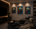 He Has The Whole World - Framed canvas