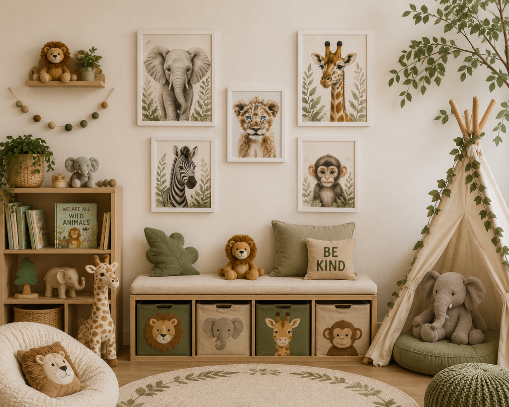 Cub - Framed canvas