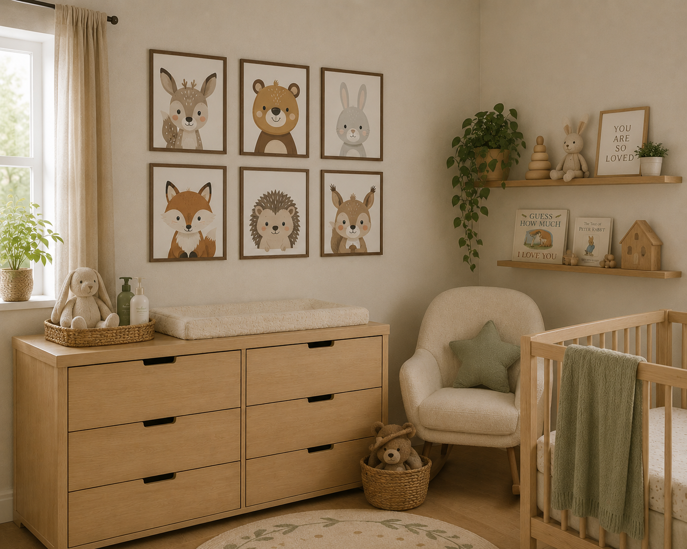 Little Bear - Framed canvas
