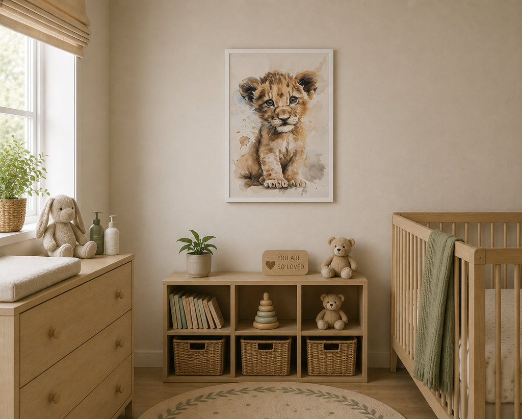 Messy Hair - Framed canvas