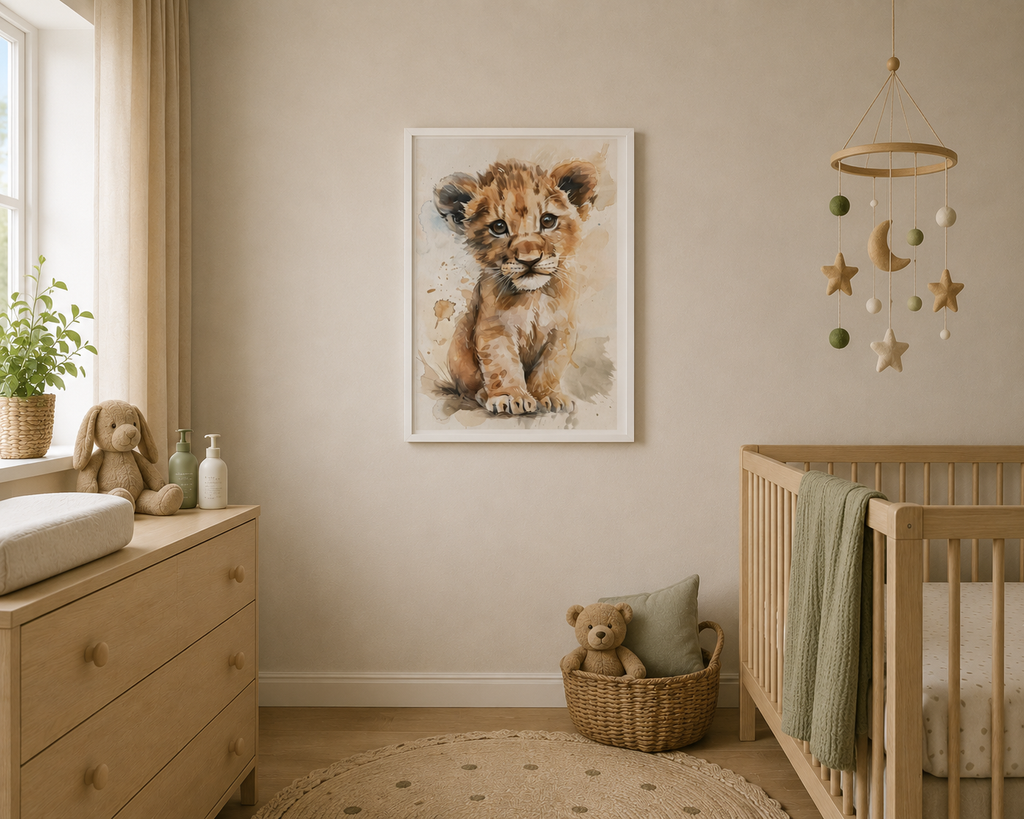 Messy Hair - Framed canvas